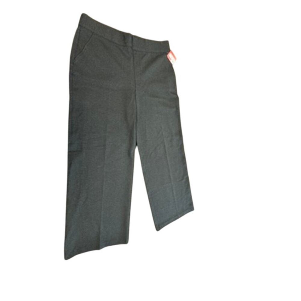 NWT! "SPANX" Perfect Pant SZ XL MS 168.00 Wide Leg Charcoal Heather Pull On Pant